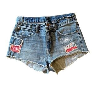 Ralph Lauren Denim & Supply Vintage Cut Off Jean Shorts Size 25 742N